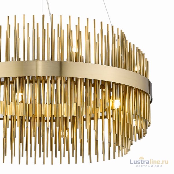 Подвесная люстра Delight Collection 68069 P68082-12 ant. brass