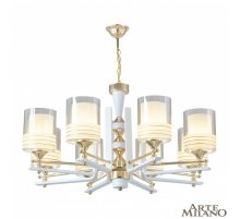 Подвесная люстра Arte Milano Florentia-6087 306087/8 Wh/Gd