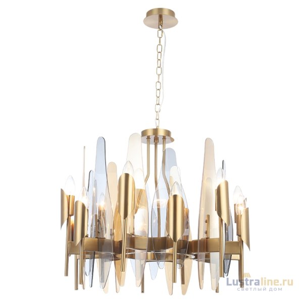 Подвесная люстра Crystal Lux CASA SP-PL12 BRASS Подвесная люстра Crystal Lux CASA SP-PL12 BRASS