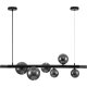 Подвесная люстра Indigo Canto 11026/8PL Black V000240