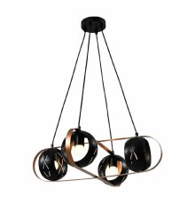 Подвесная люстра IMEX Rolf MD.21744-4-P-BK+CP
