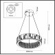 Подвесная люстра Odeon Light Crossa 5072/60L