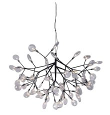 Подвесная люстра Crystal Lux Evita SP63 BLack/Transparent