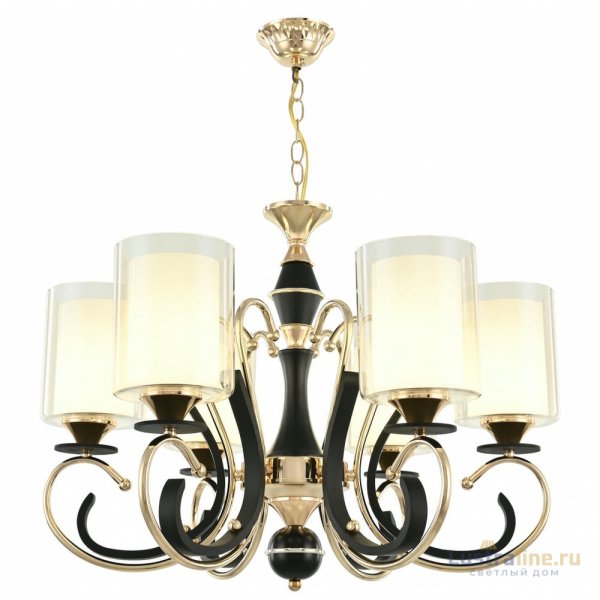 Подвесная люстра Arte Milano Florentia 302237/6 Bk/Gd Подвесная люстра Arte Milano Florentia 302237/6 Bk/Gd