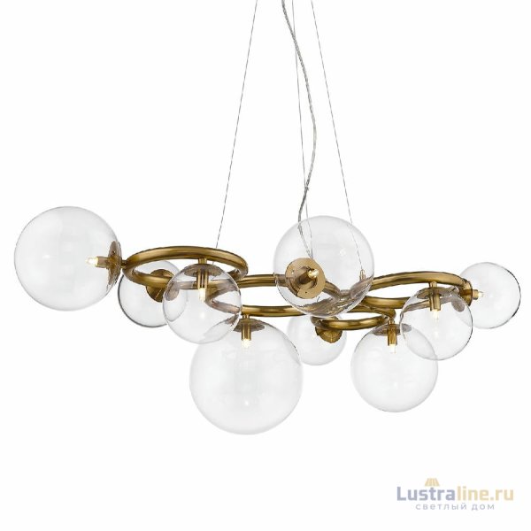 Подвесная люстра DeLight Collection Puppet P68092-9 brass