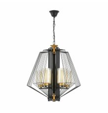 Подвесная люстра Lumina Deco Canti LDP 1244-5 BK+MD