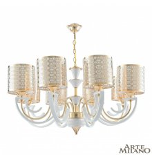 Подвесная люстра Arte Milano Florentia-8857 308857/8 Wh/Gd