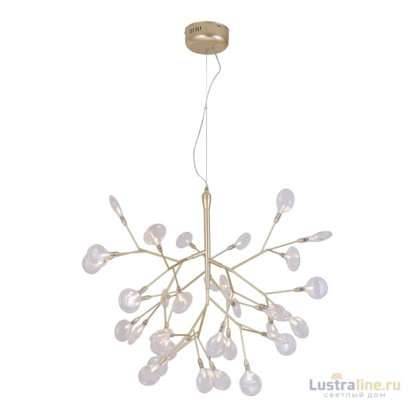 Подвесная люстра Crystal Lux Evita EVITA SP36 GOLD/TRANSPARENT Подвесная люстра Crystal Lux Evita EVITA SP36 GOLD/TRANSPARENT