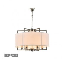 Подвесная люстра iLamp Divole P9505-6 Nickel