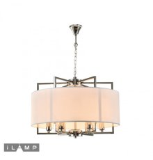 Подвесная люстра iLamp Divole P9505-6 Nickel