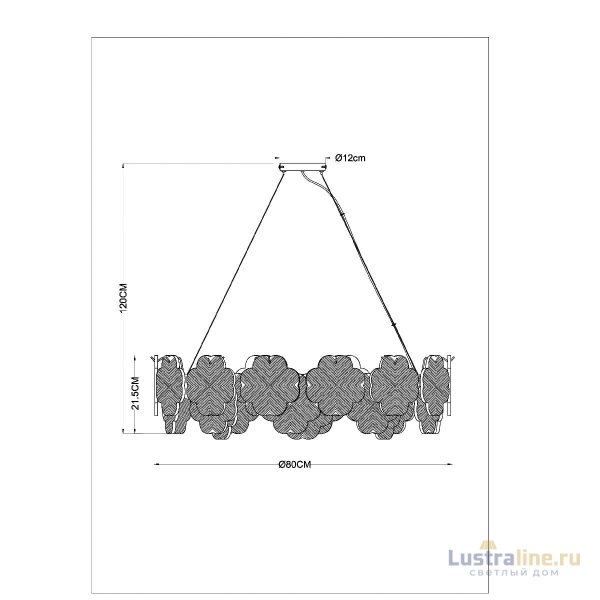 Подвесная люстра Arte Lamp Mallika A4077SP-10GO Подвесная люстра Arte Lamp Mallika A4077SP-10GO