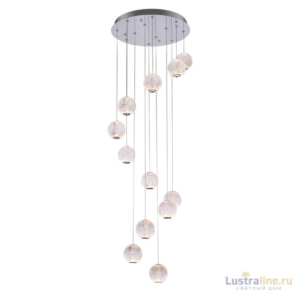 Подвесная люстра DeLight Collection Elliot Diamante MD20001012-12A chrome