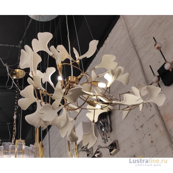 Подвесная люстра Delight Collection 10881P/L600 gold/white Подвесная люстра Delight Collection 10881P/L600 gold/white