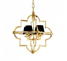 Подвесная люстра Delight Collection Mandeville KM0728P-4M gold/black