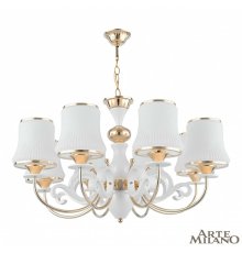 Подвесная люстра Arte Milano Florentia-1097 301097/8 Wh/Gd