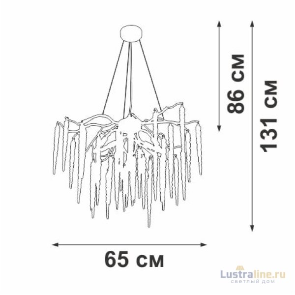 Подвесная люстра Vitaluce V2875-8/7S Подвесная люстра Vitaluce V2875-8/7S