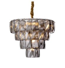 Подвесная люстра Delight Collection Amazone KG1113P-7 chrome/smoky