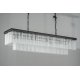 Подвесная люстра Delight Collection 1920s Odeon KR0387P-12C/P black/frost
