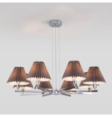 Подвесная люстра Eurosvet Peony 60136/8 хром/графит