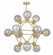 Подвесная люстра Lumina Deco Zodiak LDP 160N-12 MD+GY