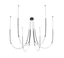 Подвесная люстра Arte Lamp Klimt A2850SP-42BK