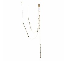 Подвесная люстра Indigo Corda 14010/3P Brass V000064L