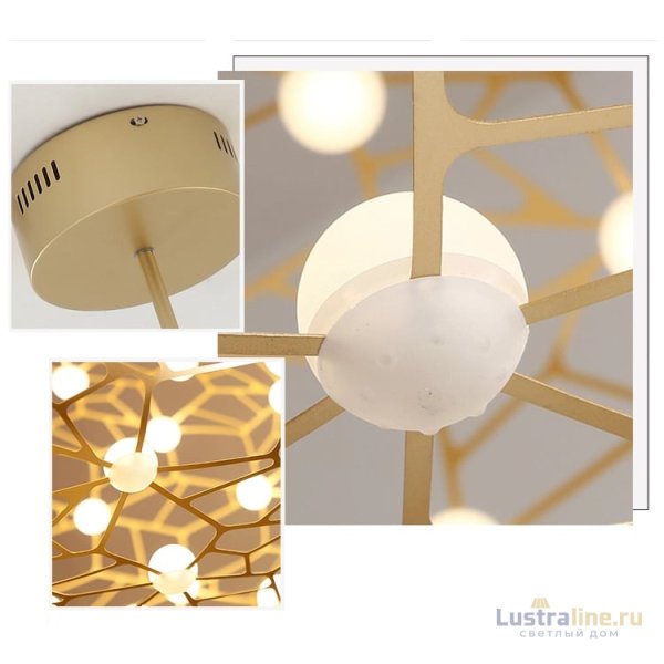 Подвесная люстра DeLight Collection 9922P/S gold Подвесная люстра DeLight Collection 9922P/S gold