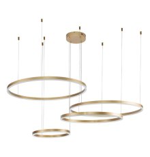Подвесная люстра Indigo Galass 14001/4P Gold V000015L
