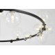 Подвесная люстра Lumina Deco LDP 7033-24 BK+CL