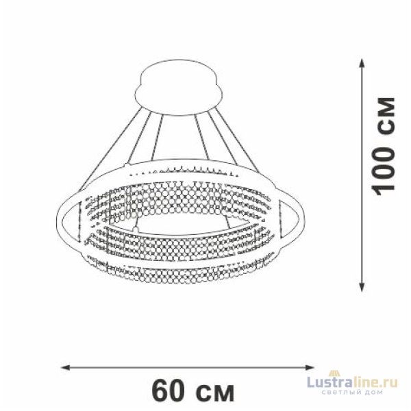 Подвесная люстра Vitaluce V5400-0/1S