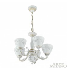 Подвесная люстра Arte Milano 343659/5 WT+G