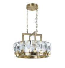 Подвесная люстра Delight Collection Peruzzi GM0034-P12-2 ant.brass