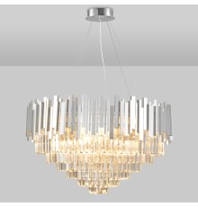 Подвесная люстра Natali Kovaltseva VERTIGO 81440/12C SILVER