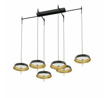 Подвесная люстра DeLight Collection MD18001061-6B  black/gold Подвесная люстра DeLight Collection MD18001061-6B  black/gold
