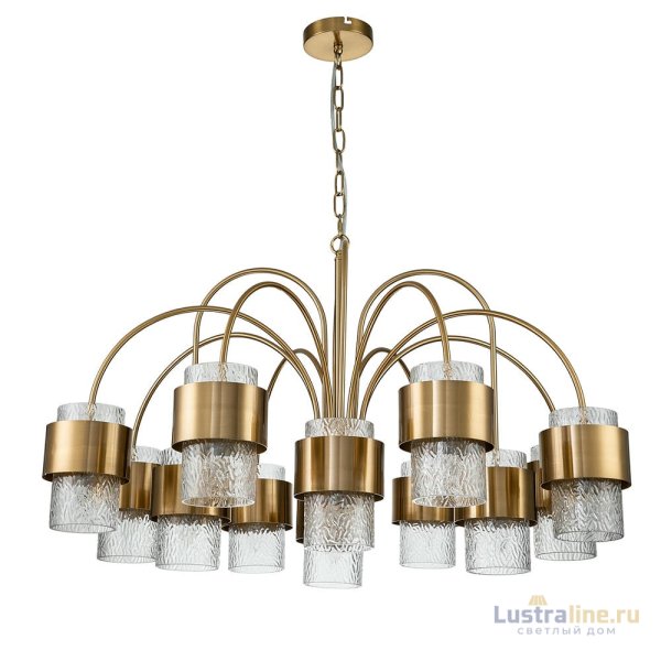 Подвесная люстра Indigo Eleganza 12019/A/12P Brass V000324