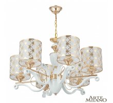 Подвесная люстра Arte Milano Florentia-3097 303097/6 Wh/Gd