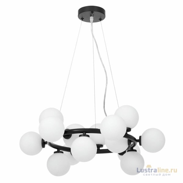 Подвесная люстра Lumina Deco Marsiada LDP 6033-15 BK