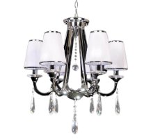 Подвесная люстра Lumina Deco Milesia LDP 8926-6 WT+CHR