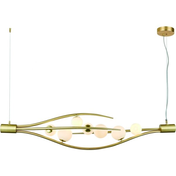 Подвесная люстра Indigo Flusso 11025/7P Gold V000231