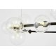 Подвесная люстра Lumina Deco LDP 7033-24 BK+CL