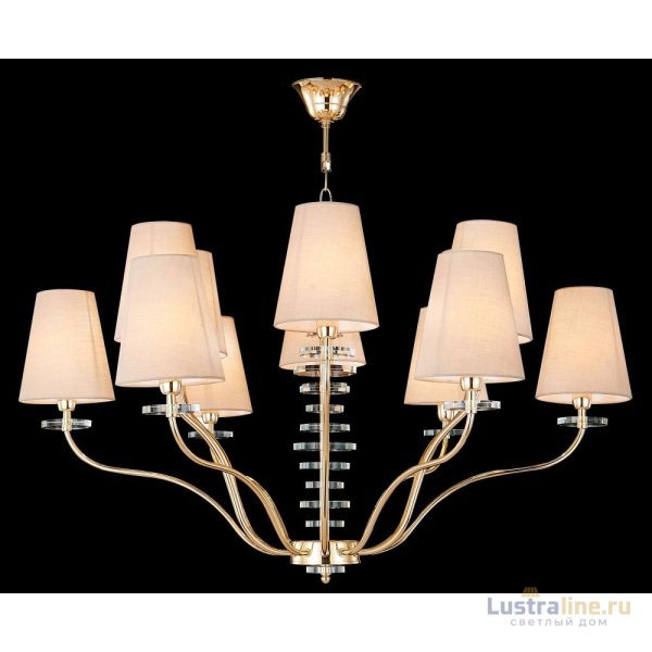 Подвесная люстра Crystal Lux ARMANDO SP6+6 GOLD