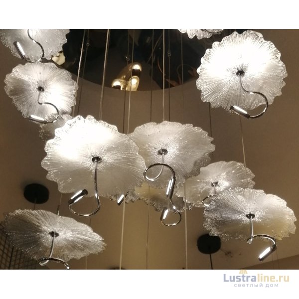 Подвесная люстра Delight Collection X-8827P/19 silver