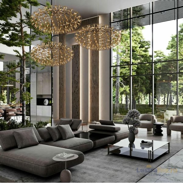 Подвесная люстра Loft IT Raimond 9027-75 Gold