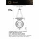 Подвесная люстра Aployt Olimp APL.045.13.90