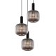 Подвесная люстра Lumina Deco Gato LDP 1217-3 GY+BK