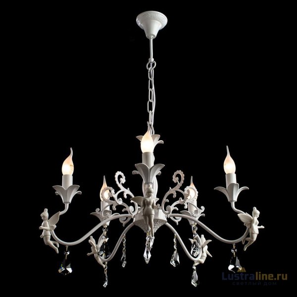 Подвесная люстра Arte Lamp Angelina A5349LM-5WH Подвесная люстра Arte Lamp Angelina A5349LM-5WH