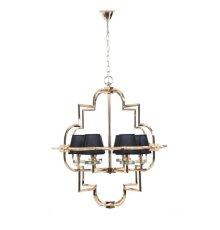 Подвесная люстра Lumina Deco Baltimore LDP 8020-6 GD+BK