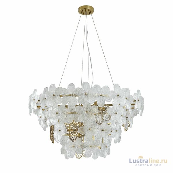 Подвесная люстра Indigo Fiori 12049/10P Brass V000556