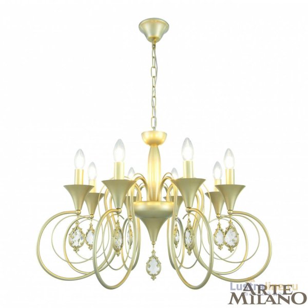 Подвесная люстра Arte Milano 349920/8 CG Подвесная люстра Arte Milano 349920/8 CG
