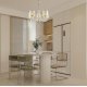 Подвесная люстра Arte Milano Florentia-8857 308857/5 Wh/Gd